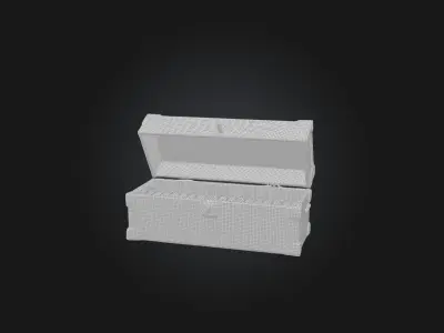Realistic Ammunition Box Model Low-poly 3D model