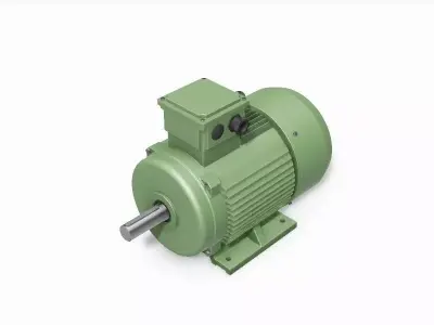 160L B3 Top IEC electric motor - 3D CAD model 3D model