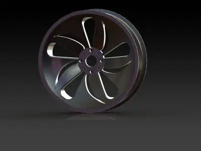 Car rim Free 3D model by marwen-elkouki - Polygon mesh