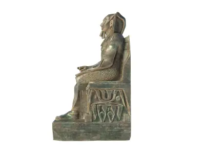 Khafre king Low-poly 3D model