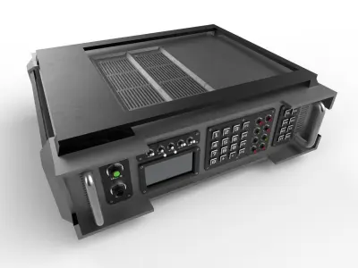 Military Radio Model 04 Low-poly 3D model