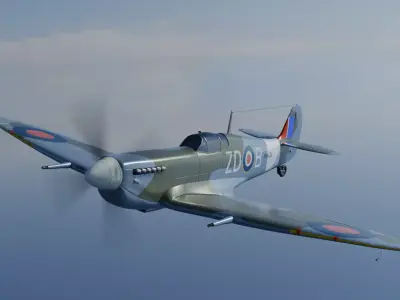 supermarine spitfire  3D model