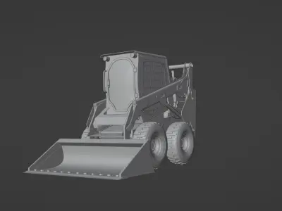 Mini Excavator CAT 3D model