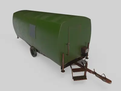 Norrlandsvagnen - Lumber Low-poly 3D model