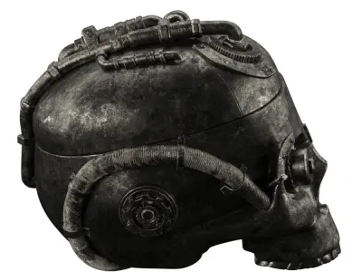 robot stale Low-poly 3D model