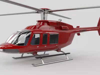 Helicopter 3D model 14