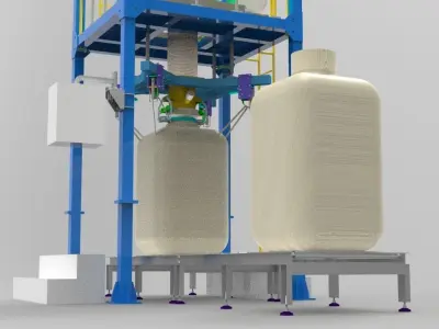 3d design model of ton bag packing machine 3D model
