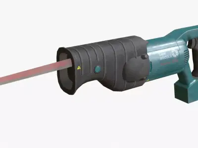 Saber Saw Low-poly 3D model