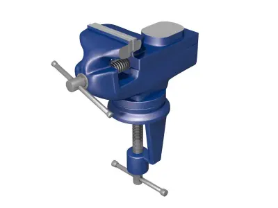 Locksmith vise 3D model