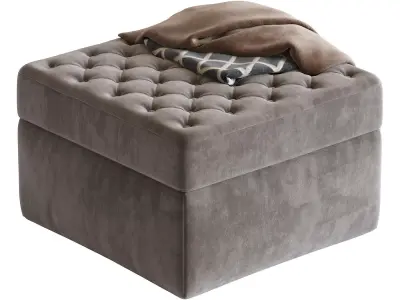 Pouf Haero 3D model buy