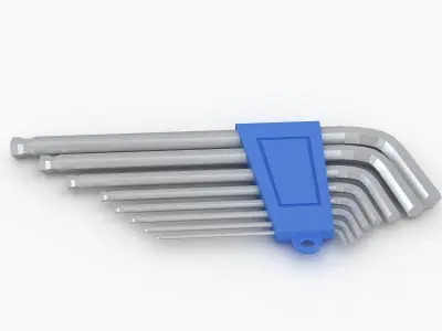 hex key 3D model buy