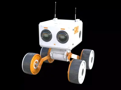 Stylized Robot Low-poly 3D model buy