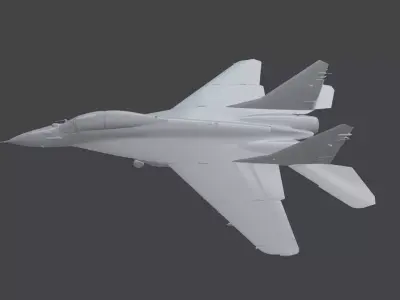 MiG-35 Fighter Jet High Poly Detailed 3D Model 3D model
