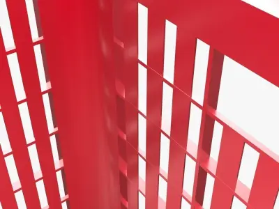 Plastic Crate 3D model buy