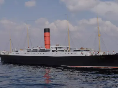 RMS Carpathia 3D model