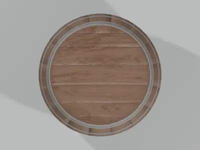 Heavy Toasted Hogshell Barrel 3D model