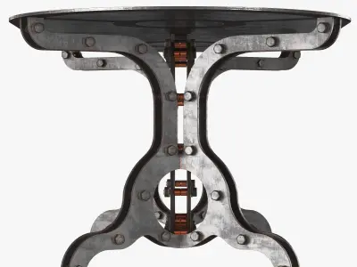 Rust Coffe Table  3D model