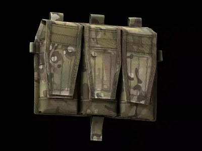 AVS Detachable Flap Front Low-poly 3D model
