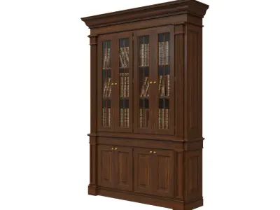 Bookcase 1800 3D model purchase