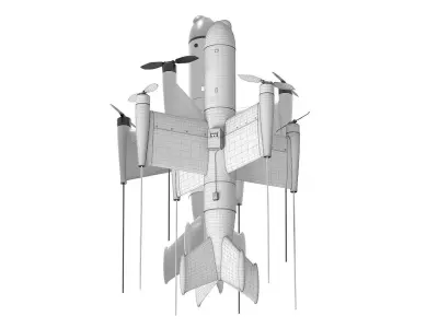 Octopus 100 interceptor drone 3D model