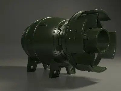 Atomic Bomb for 3Dprint 3D print model
