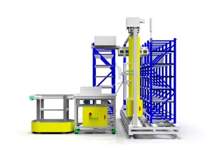 Small-sized Automated Warehouse 3D model