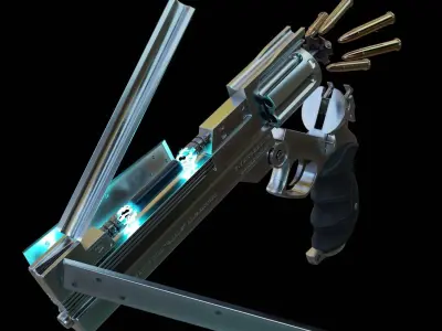 AGL Arms 45 Long Colt Low-poly 3D model