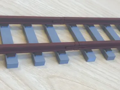 Train bogie railway set Y25 3D print model