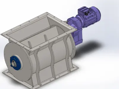 Rotary feeder 3D model