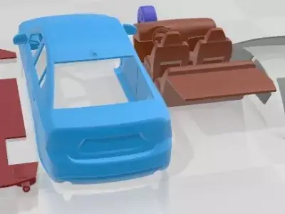 Kia Optima 2009 Printable Car 3D print model