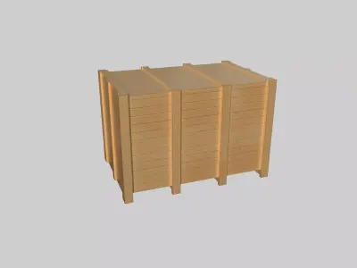 Industrial Box Loads Low-poly 3D model