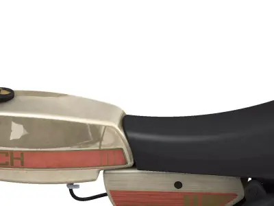 Puch Magnum Monza Moped 3D print model