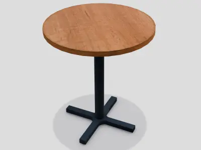 Table 3D Model  Low-poly 3D model