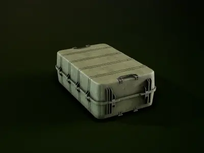 Weapon case Low-poly 3D model