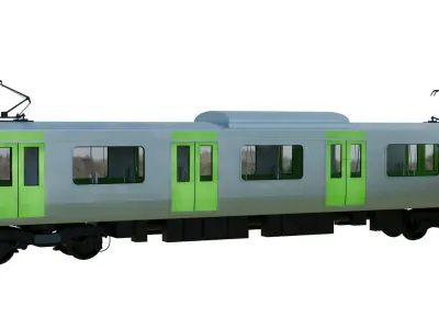 jr-e235 The entire train 3D model