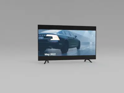 Television Low-poly 3D model purchase