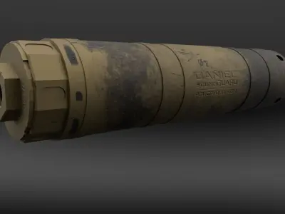 DANIEL DEFENSE SOUNDGUARD SG-556 Free low-poly 3D model