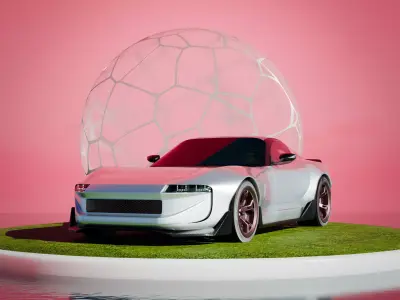 ONI - JDM inspired car design Free 3D model