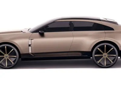 Bentley EXP 15 Concept with interior 3D model