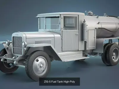 ZiS Trucks High-Poly Collection 3D Model Pack