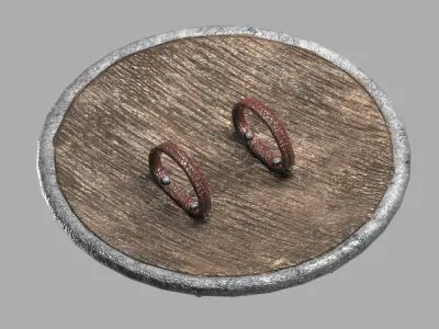 Shield-1 shield Low-poly 3D model