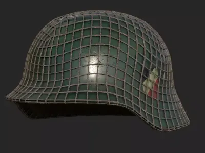 WW2 German Helmet kriegsmarine - Military Helmet 01 Low-poly 3D model