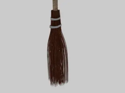 Witch Broom 3D model