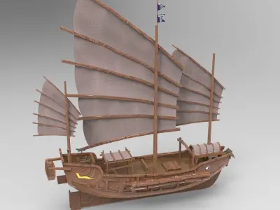 Renaissance Ships 3D model