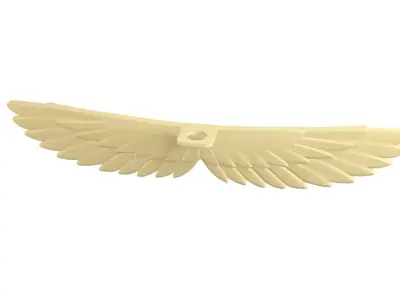 Custom3Dprint Minifigure Accessory - Minifigure Wings S1 - 09 3D print model