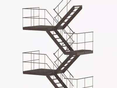 External Staircase New 3D model