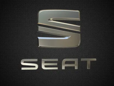 seat logo 3D model