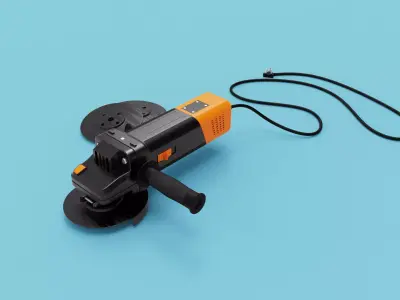 Angle Grinder 3D Model 3D model purchase