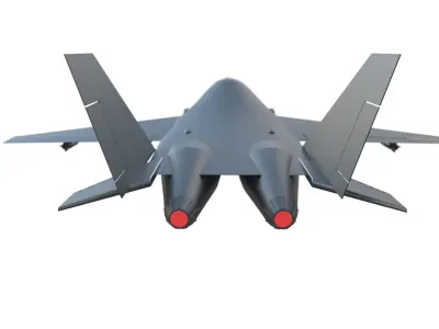 Fighter Jet Low-poly 3D model purchase