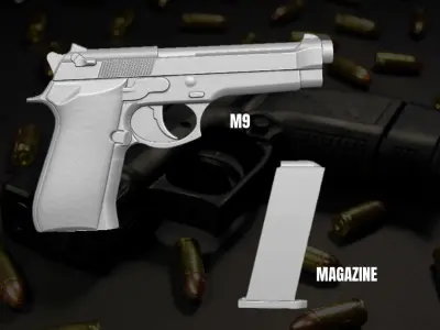 Accesory 3D printable file for Action Figures 3D print model